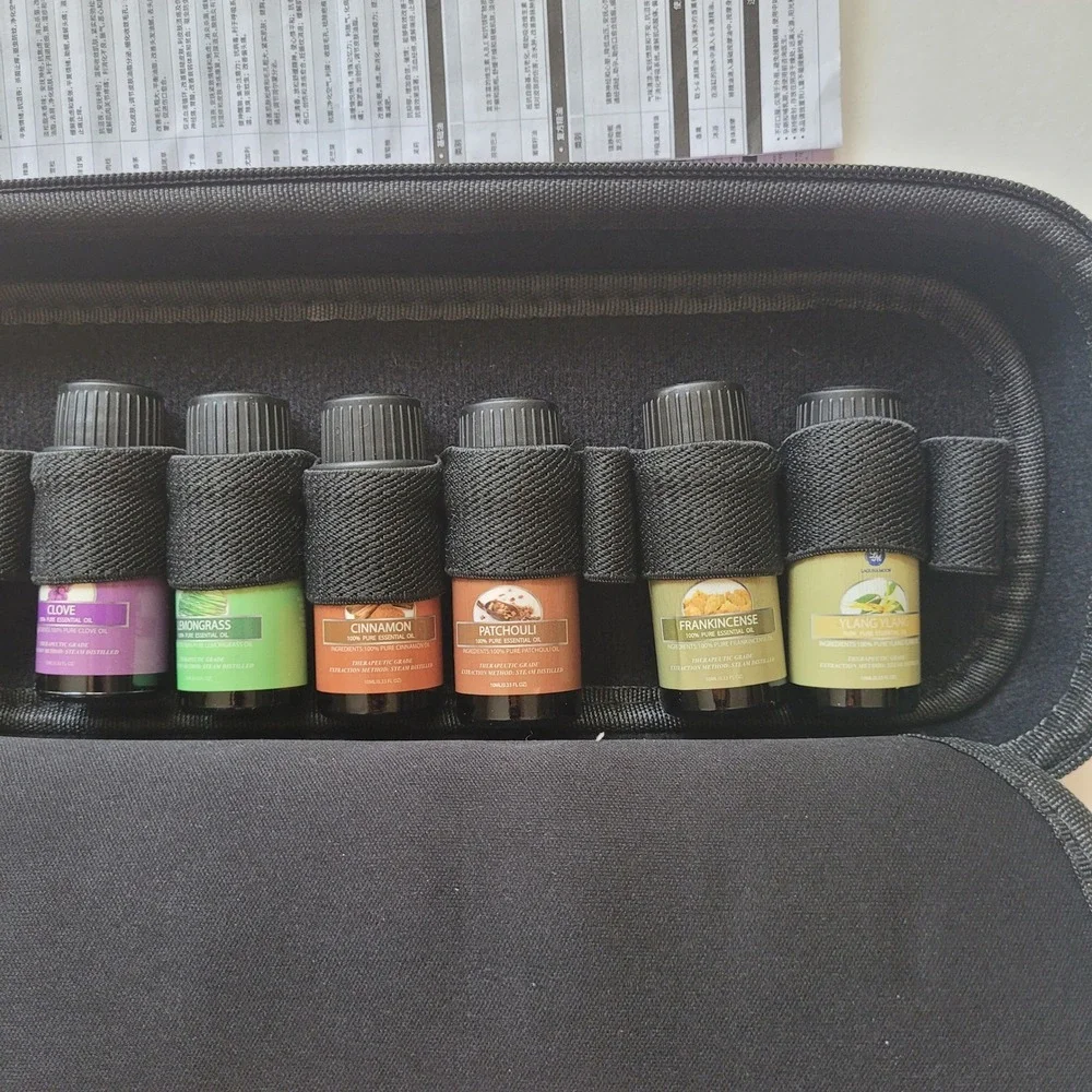 Lagunamoon Essential Oils 16 Lot Therapeutic Grade 10ml Case‎